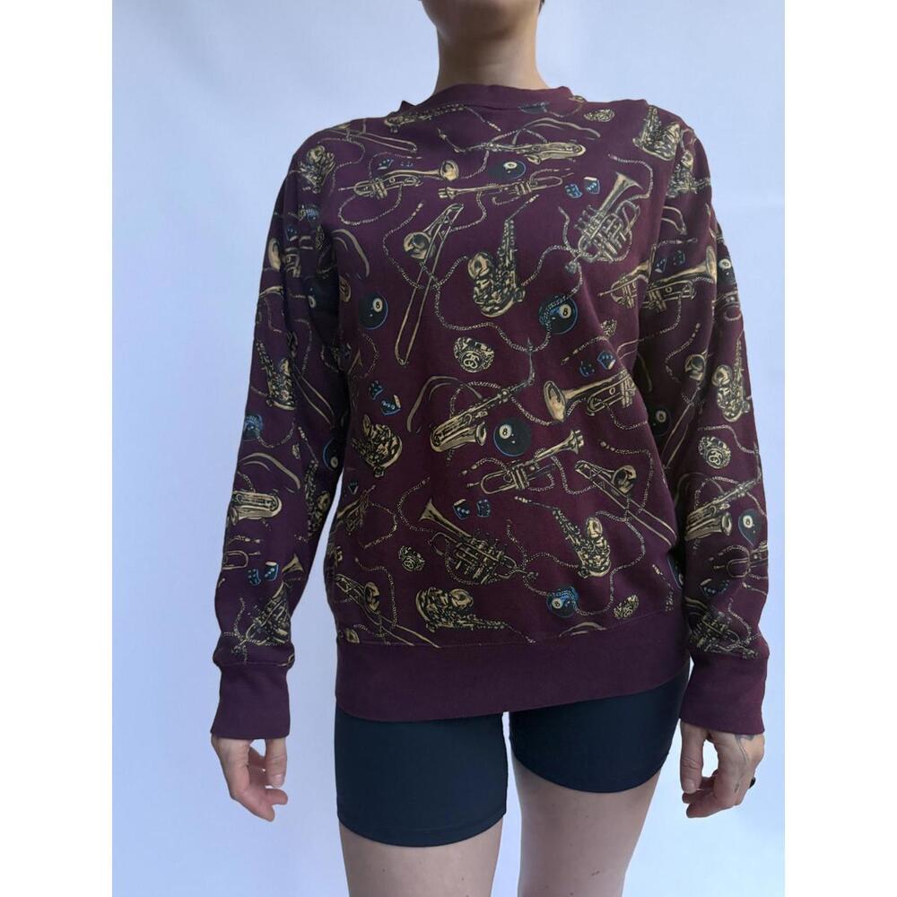 STUSSY Crewneck Sweatshirt Full Print Stussy